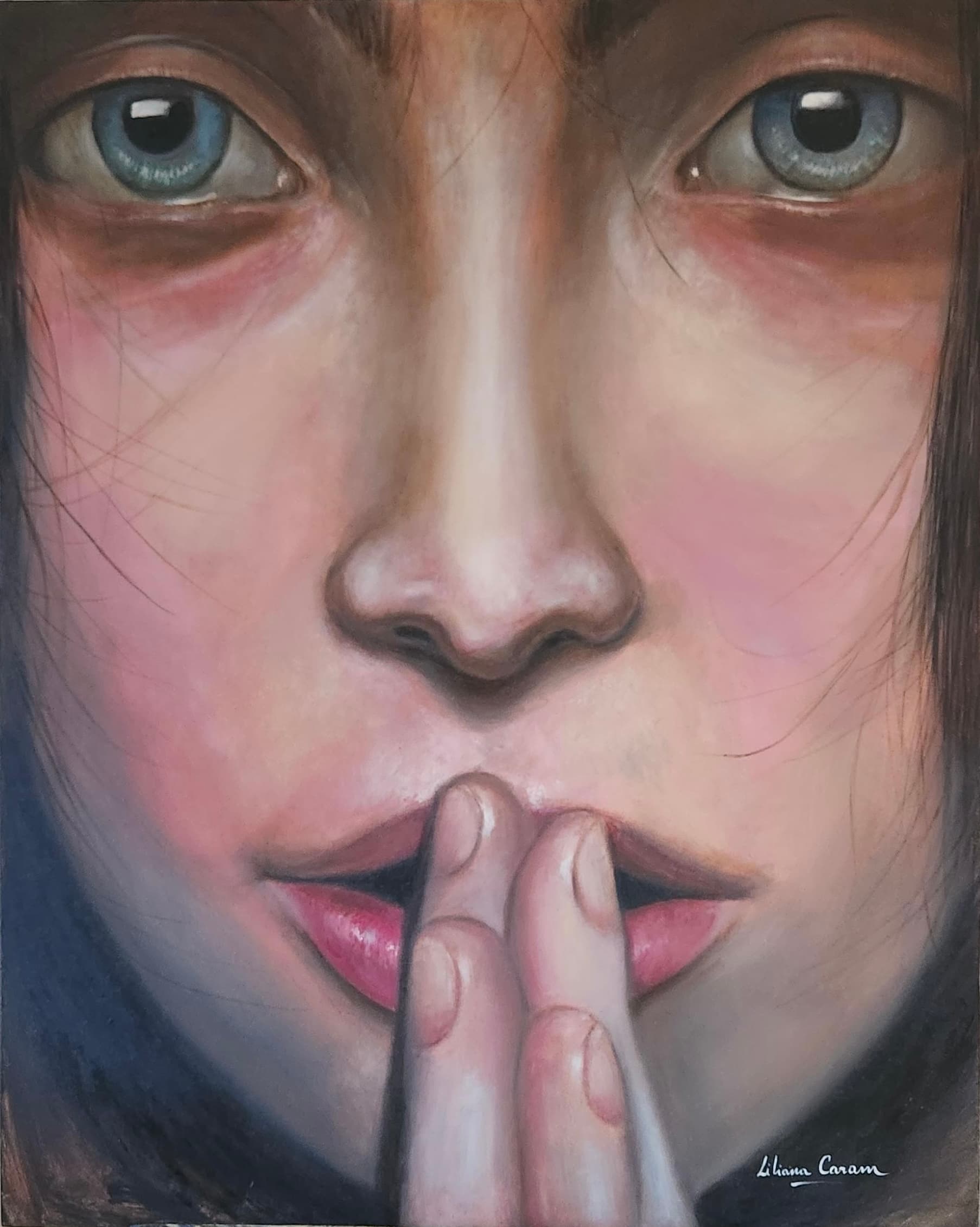 De eso no se habla - Obra de Liliana Caram presentada en Semana del Arte en París 2022, Carrousel du Louvre